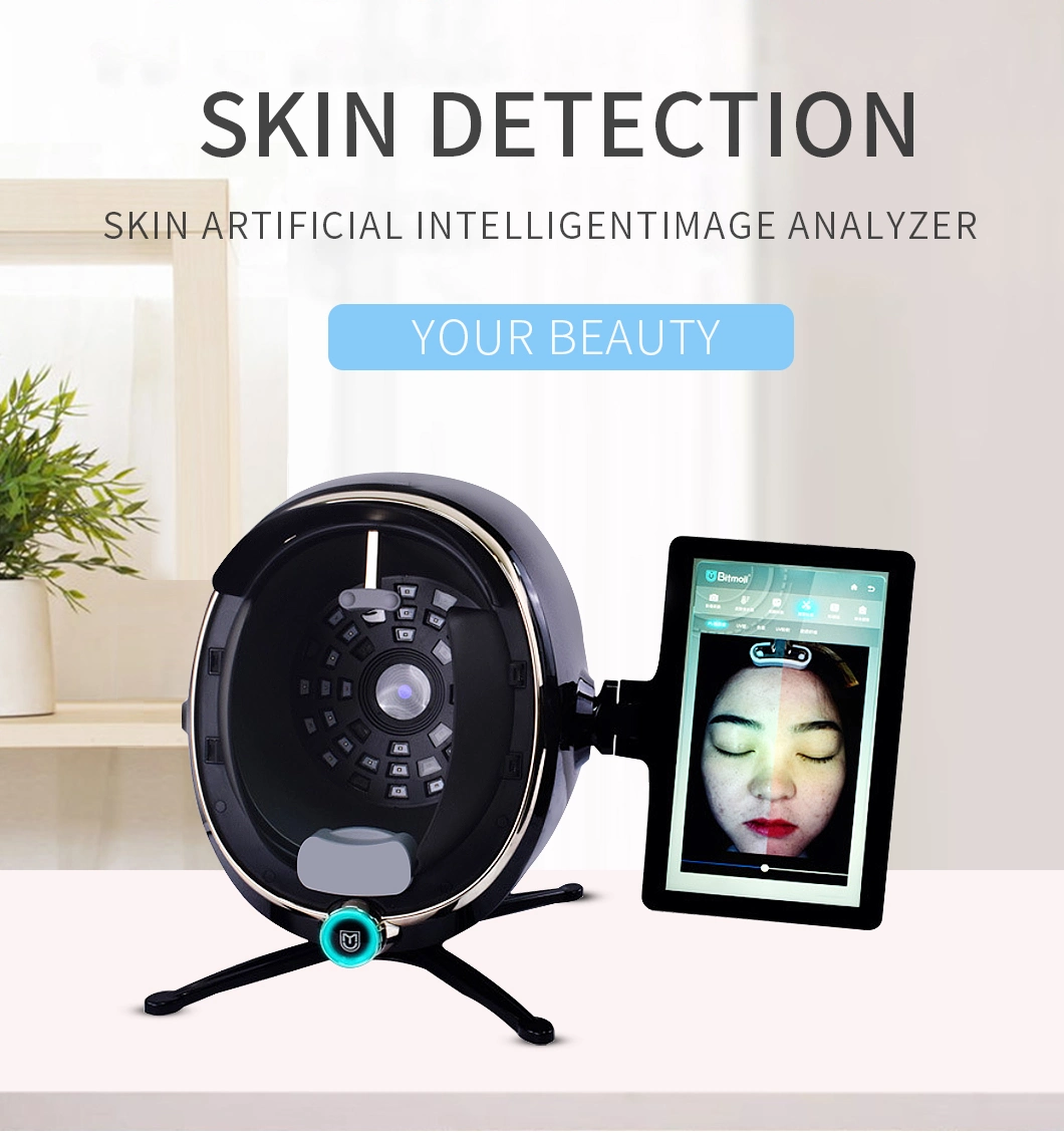 3D Skin Detector 8 Spectrum Digital Deep Facial Skin Moisture Analysis Scanner Medical Equipment
