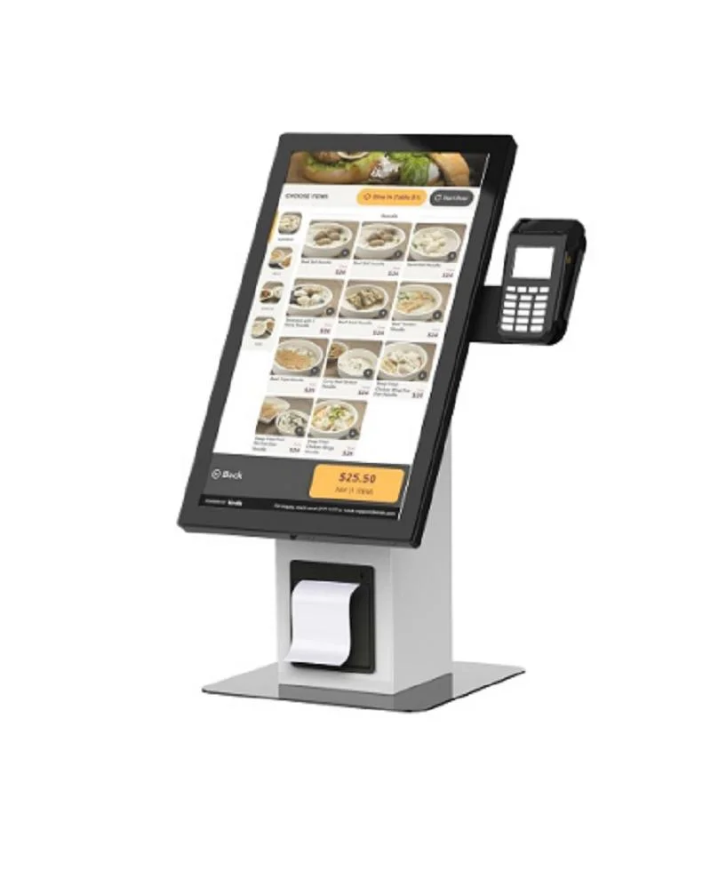 Desktop Self Ordering Payment Kiosk Self Checkout Order Tabletterminal