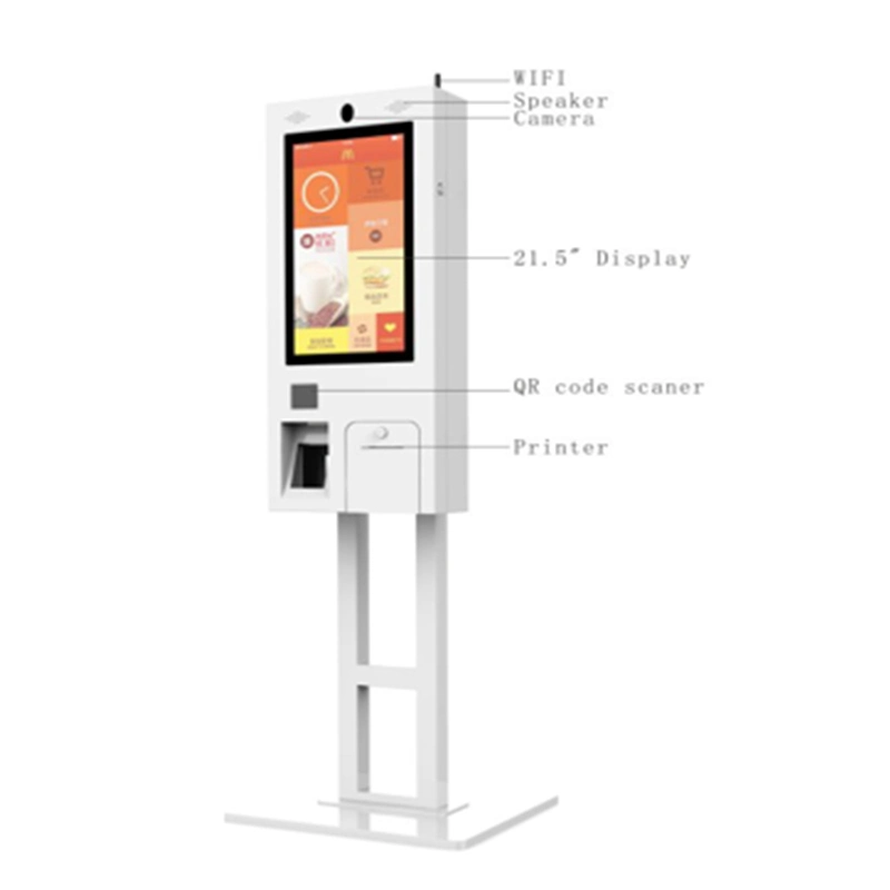 Self Order Payment Kisok Coffee Shop Self Service Food Kiosk with Thermal Printer