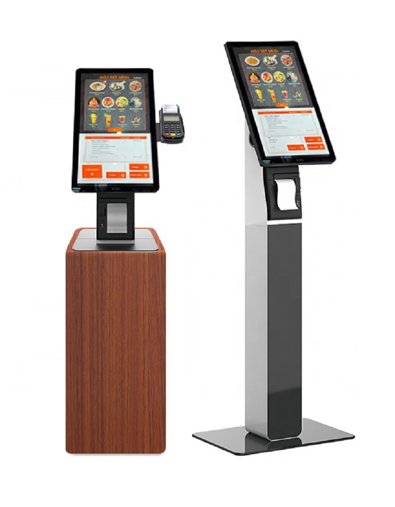 Desktop Self Ordering Payment Kiosk Self Checkout Order Tabletterminal