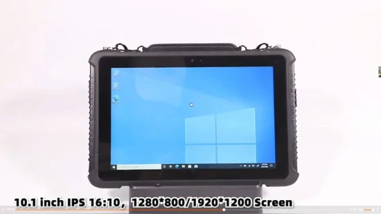 Robusto tablet computer da 10,1 pollici con sistema operativo Win 10 PRO per applicazioni su veicoli industriali