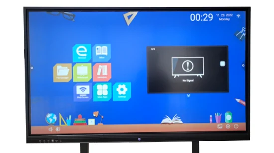 Nuovo Android 11 Touch a infrarossi da 105 pollici Computer Smartboard Miboard Chiosco Conferenza Lavagna Display Touch Schermo piatto interattivo