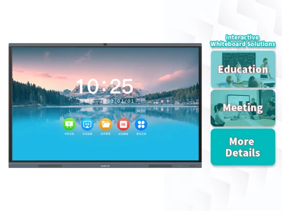 Lavagna digitale Smart TV 4K da 65 pollici Smart Board per riunioni di formazione online