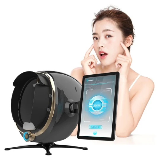 Nuova scansione professionale del viso Fotocamera digitale 4D 8D Smart Magic Mirror Scanner Analizzatore di test della pelle del viso Analisi Visia facciale Attrezzatura di bellezza